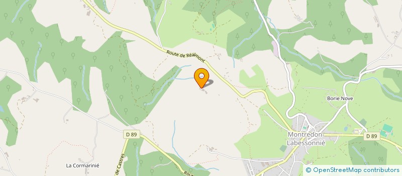 localisation de l'entreprise GAEC FERME DE ROUSSEILLES à MONTREDON-LABESSONNIE