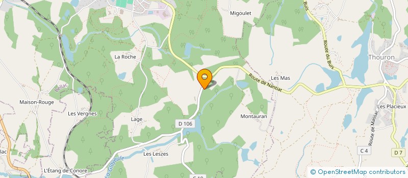 localisation de l'entreprise GAEC FERME DES MARRONS CHAUDS à SAINT-PARDOUX-LE-LAC