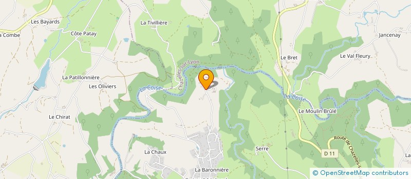 localisation de l'entreprise GAEC FERME DIMIER à SAINT-MEDARD-EN-FOREZ