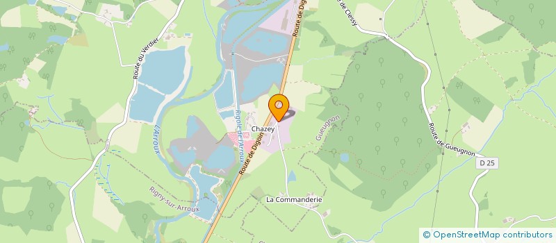 localisation de l'entreprise GAEC FERME DU CARREGE  UXEAU