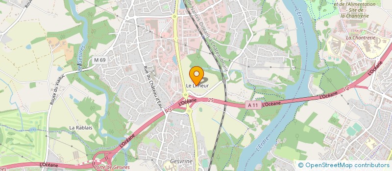 localisation de l'entreprise GAEC FERME DU LIMEUR à LA CHAPELLE-SUR-ERDRE