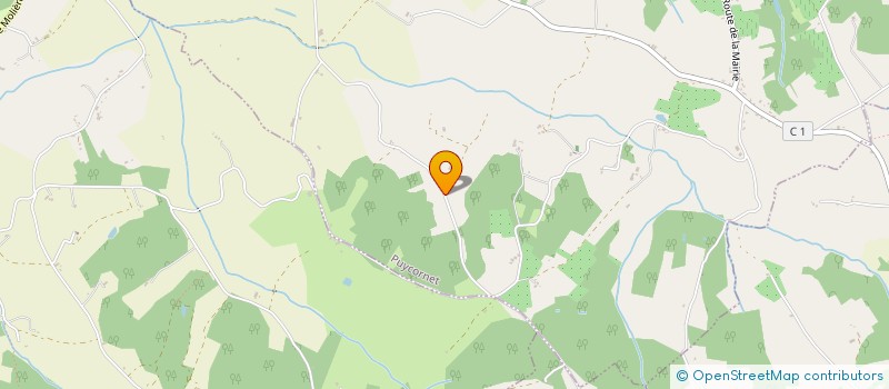 localisation de l'entreprise GAEC FERME DU MOURIE  PUYCORNET