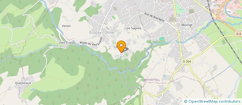 localisation de l'entreprise GAEC FERME DU PETIT BOIS à CHAMPDIEU