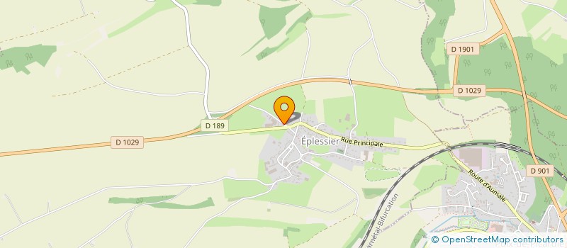 localisation de l'entreprise GAEC FERME DU RIVETIN  EPLESSIER