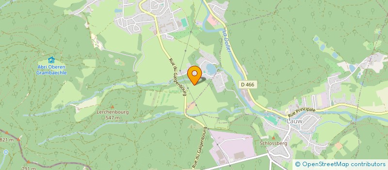localisation de l'entreprise GAEC FERME GALGENBOURG à MASEVAUX-NIEDERBRUCK