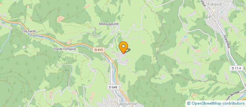 localisation de l'entreprise GAEC FERME MICHEL à LAPOUTROIE