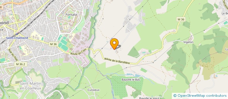 localisation de l'entreprise GAEC FERME PEILLON  SAINT-PAUL-EN-JAREZ