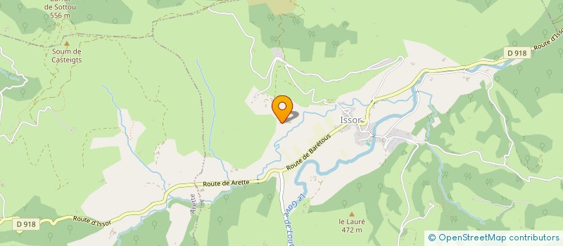 localisation de l'entreprise GAEC FERME RECEBIRE  ISSOR