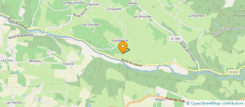 localisation de l'entreprise GAEC FERME TRIOMPHE à SAINT-VERAND