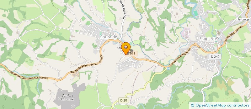 localisation de l'entreprise GAEC FERME XAPITALEA à SOURAIDE