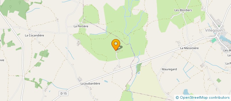 localisation de l'entreprise GAEC FERRAND à PALLUAU-SUR-INDRE