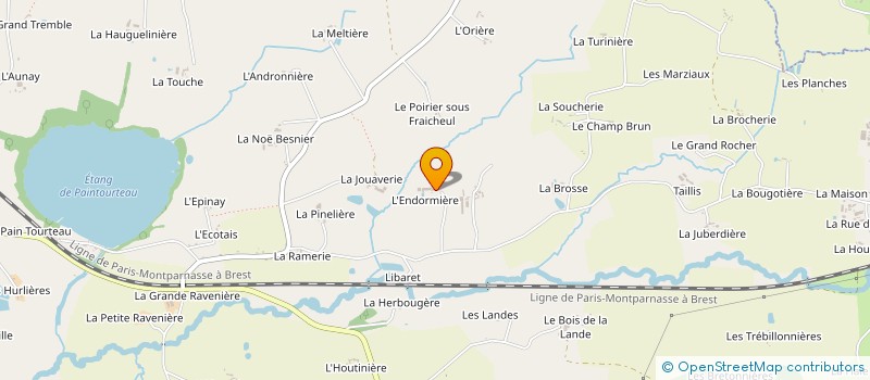 localisation de l'entreprise GAEC FERRON à ERBREE