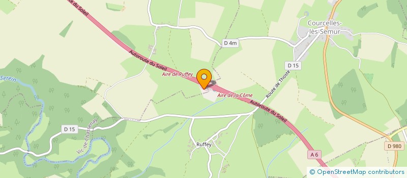 localisation de l'entreprise GAEC FERRY MICHEL ET VALERIE  CHARIGNY