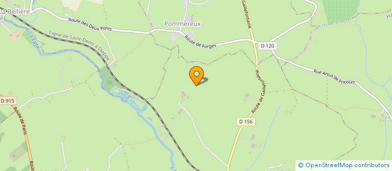 localisation de l'entreprise GAEC FEUGRAY  SAUMONT-LA-POTERIE