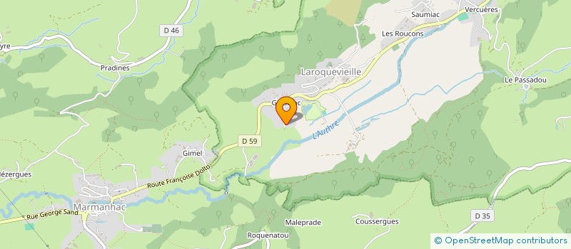 localisation de l'entreprise GAEC FLAGEL à AYRENS