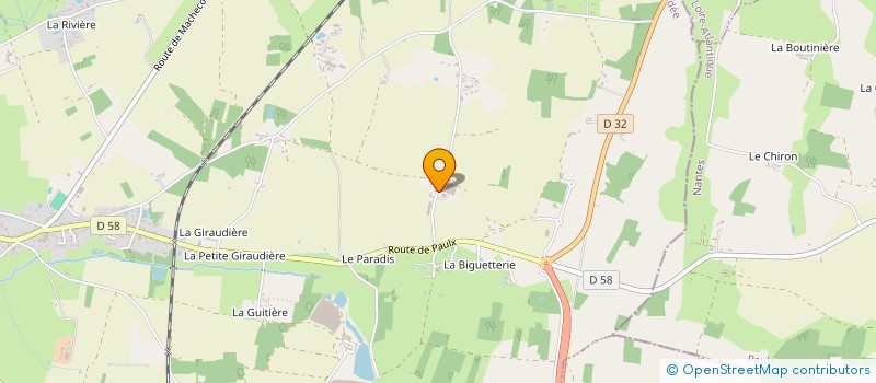 localisation de l'entreprise GAEC FLEUR DE LYS  BOIS-DE-CENE