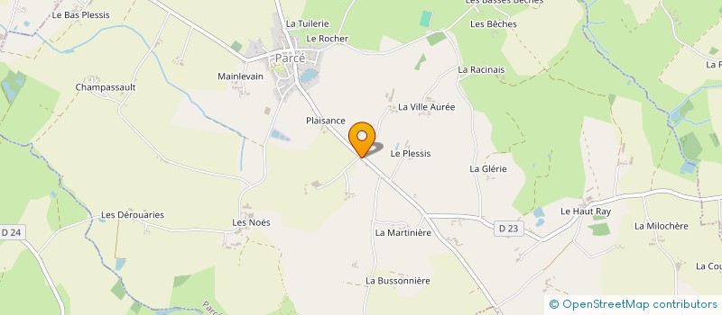 localisation de l'entreprise GAEC FLEURS DES CHAMPS à CHATILLON-EN-VENDELAIS