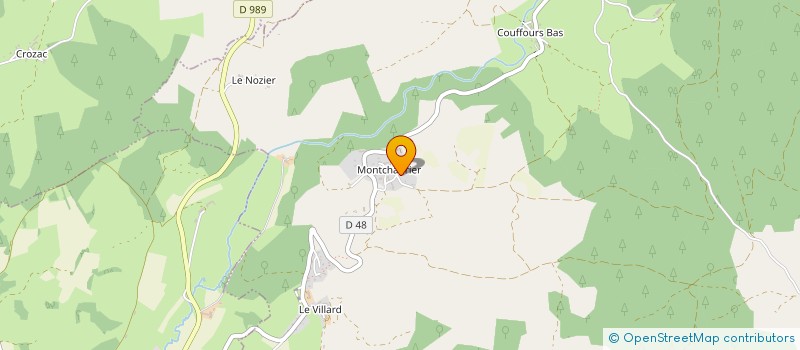 localisation de l'entreprise GAEC FLEURS DES CIMES à PAULHAC-EN-MARGERIDE