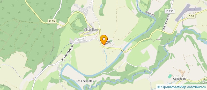 localisation de l'entreprise GAEC FLORENT à CHATILLON