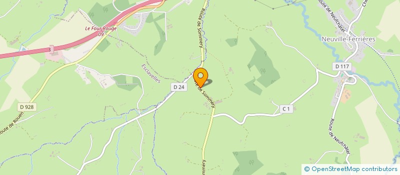 localisation de l'entreprise GAEC FOLLAIN - LA HOUPPERIE  NEUVILLE-FERRIERES