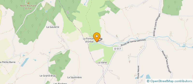 localisation de l'entreprise GAEC FONTAINE D'ORTHE  IZE