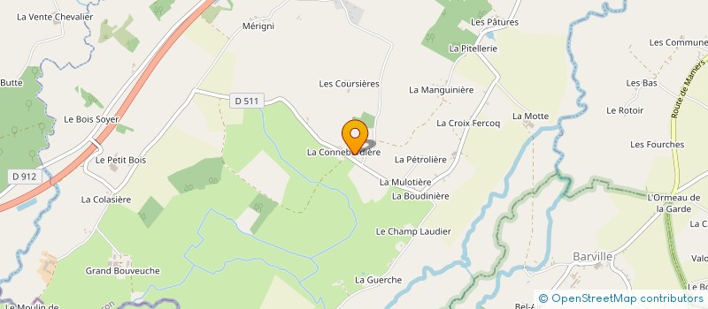 localisation de l'entreprise GAEC FONTAINE LEVRET à LALEU