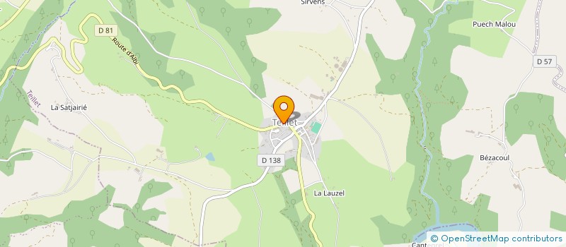 localisation de l'entreprise GAEC FONTBASSE à TEILLET