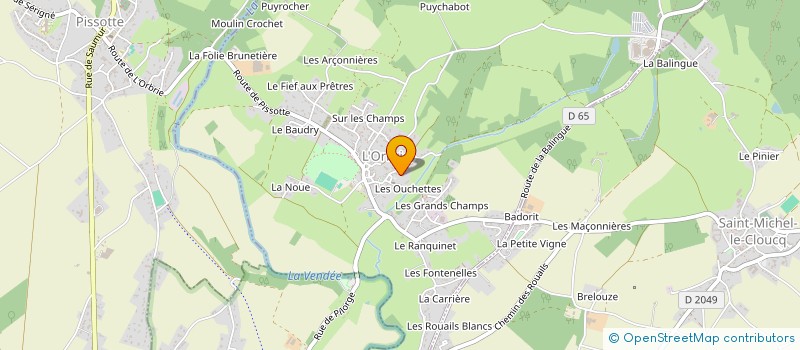 localisation de l'entreprise GAEC FONTENIT MICHOT à MONTREUIL