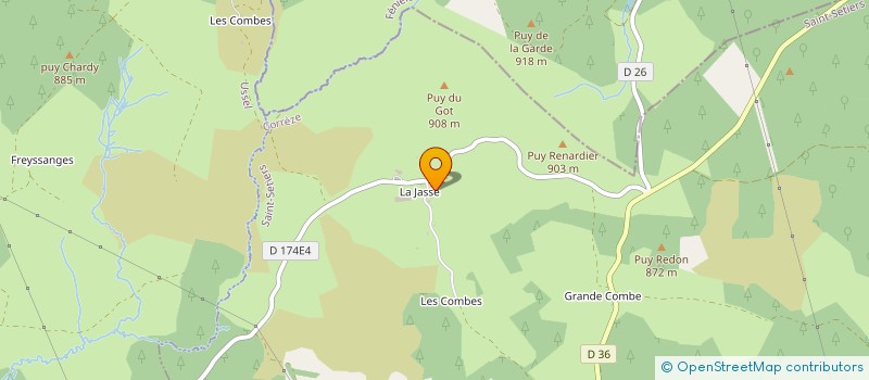 localisation de l'entreprise GAEC FOREST  SAINT-SETIERS