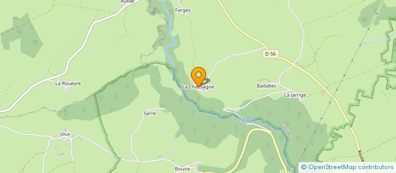 localisation de l'entreprise GAEC FORYS à CUSSAC