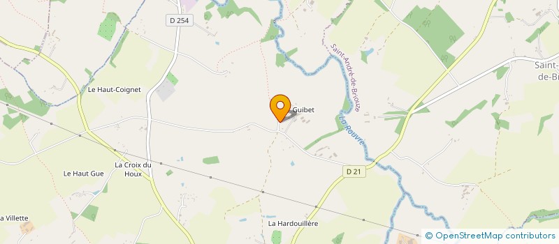 localisation de l'entreprise GAEC FOUCAULT à BRIOUZE
