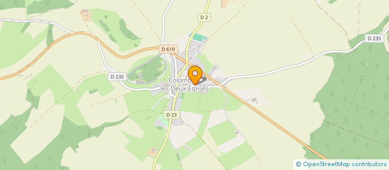 localisation de l'entreprise GAEC FOURIER à COLOMBEY LES DEUX EGLISES