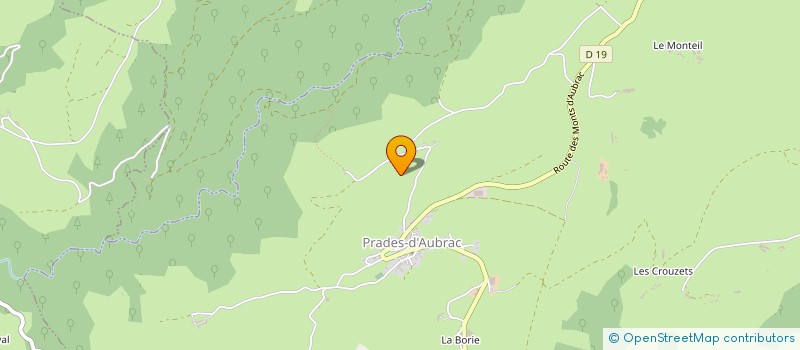 localisation de l'entreprise GAEC FRANC  CONDOM-D'AUBRAC