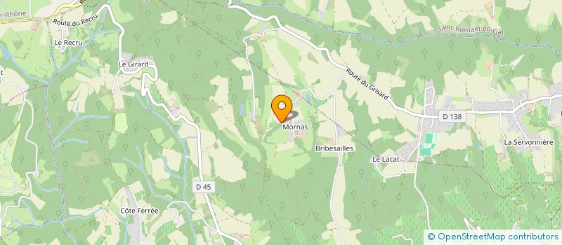 localisation de l'entreprise GAEC FRANCOIS ET FILS  AMPUIS