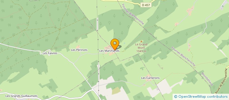 localisation de l'entreprise GAEC FRANCOIS JCD à LE RUSSEY