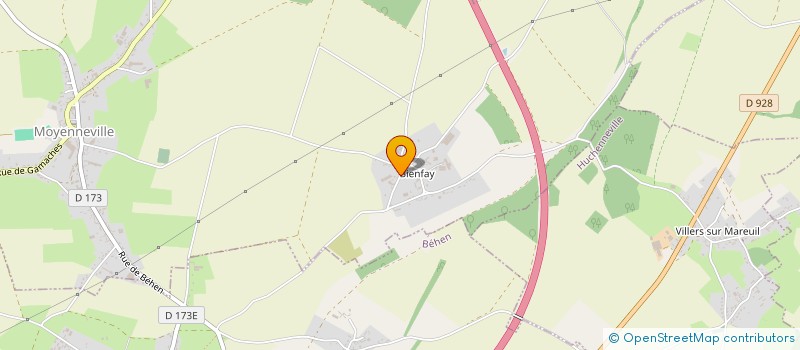 localisation de l'entreprise GAEC FRANCONVILLE-TESTU  MOYENNEVILLE