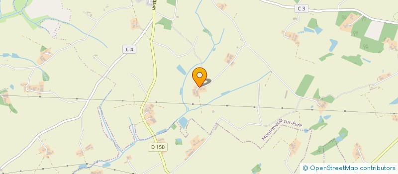 localisation de l'entreprise GAEC FREMONDIERE à MONTREVAULT-SUR-EVRE