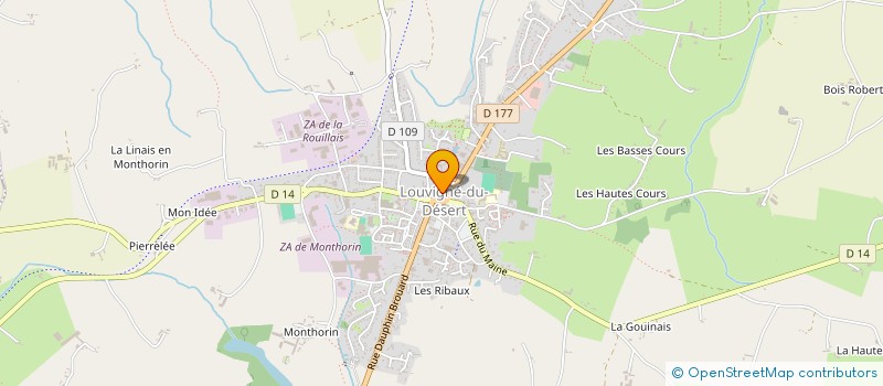 localisation de l'entreprise GAEC FRETAY à SAINT-GEORGES-DE-REINTEMBAULT