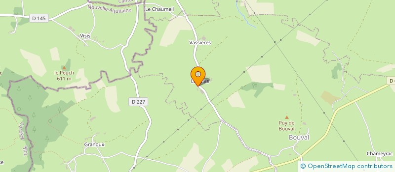 localisation de l'entreprise GAEC FREYSSAC à BARRIAC-LES-BOSQUETS