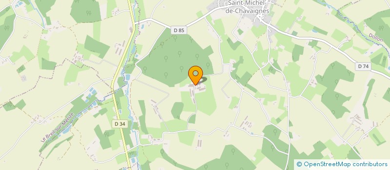localisation de l'entreprise GAEC FROGER à SAINT MICHEL DE CHAVAIGNES