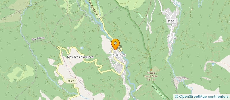 localisation de l'entreprise GAEC FROMAGERIE SAINT MICHEL DE CUXA  TAURINYA