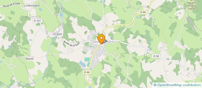 localisation de l'entreprise GAEC FROMONTEIL  SAINT-SALVADOUR