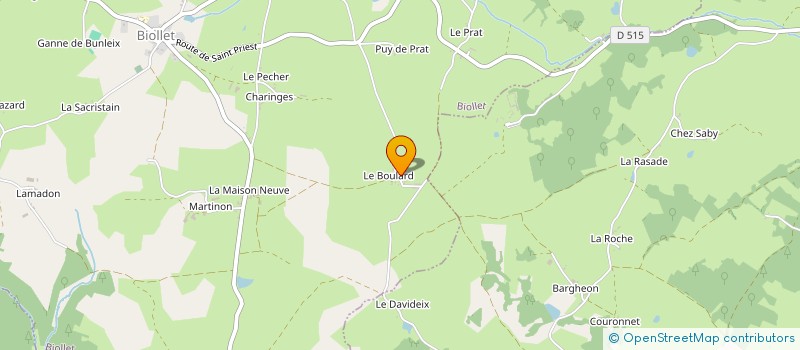 localisation de l'entreprise GAEC FRONVILLE  BIOLLET