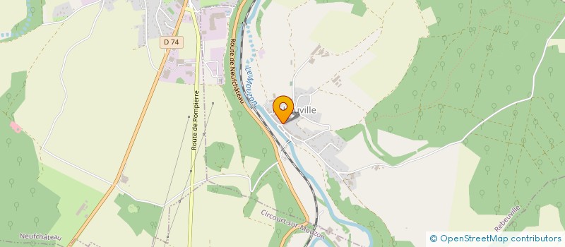 localisation de l'entreprise GAEC FRUCTIDOR à REBEUVILLE