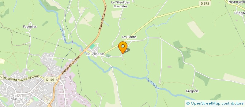 localisation de l'entreprise GAEC FRUQUIERE à LE VIGEAN