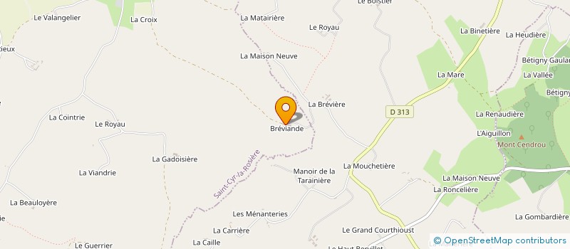 localisation de l'entreprise GAEC GACHELIN à PERCHE-EN-NOCE
