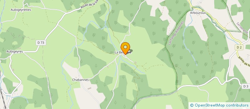 localisation de l'entreprise GAEC GACHON  PEYRE EN AUBRAC