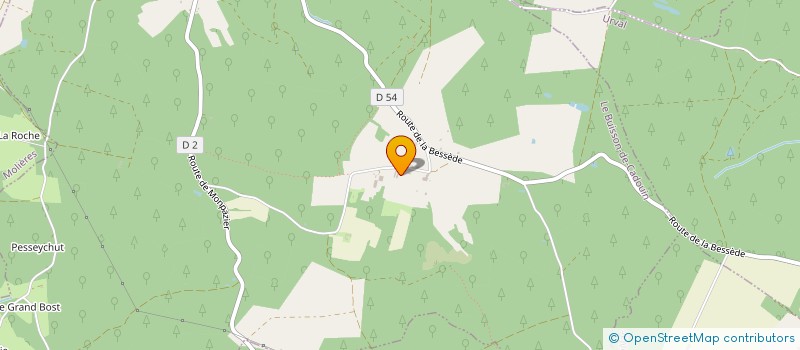 localisation de l'entreprise GAEC GAGNOU  LE BUISSON-DE-CADOUIN