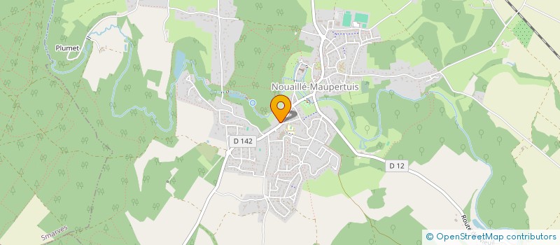 localisation de l'entreprise GAEC GAIETE FRUITEE  NOUAILLE-MAUPERTUIS