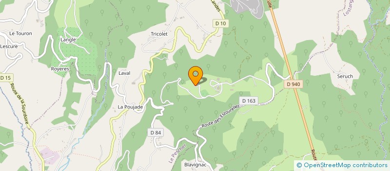 localisation de l'entreprise GAEC GALINON  LE PESCHER